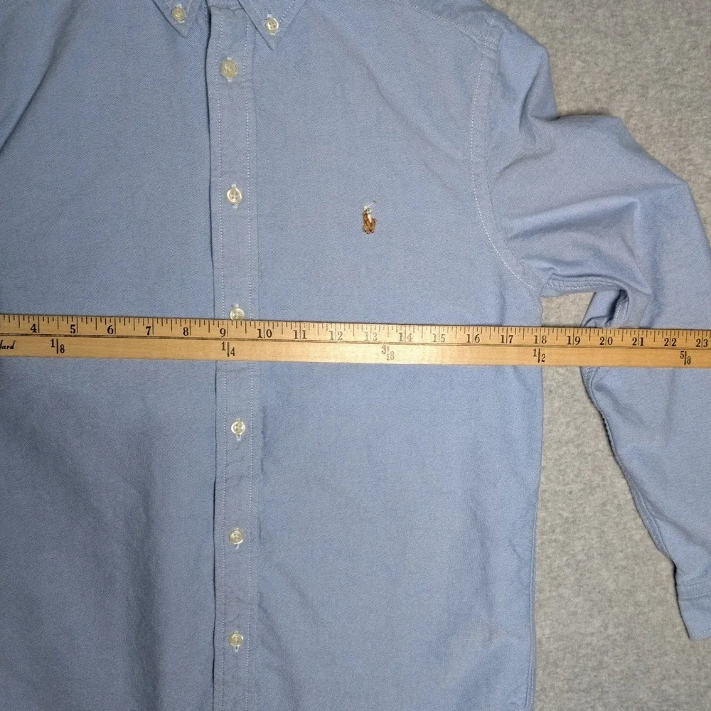 Ralph Lauren Oxford Shirt Boys Large Blue Preppy Ivy League School Uniform